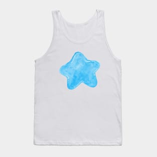 Baby blue star Tank Top